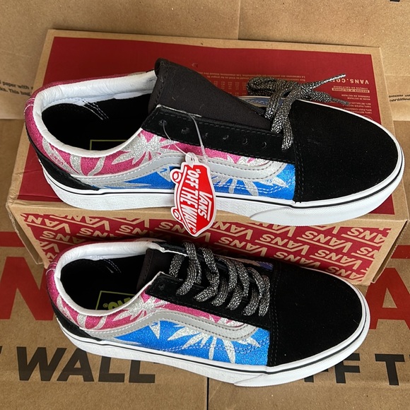 Vans Old Skool After Dark Summerlf/True White WMNS platforms - Picture 3 of 16